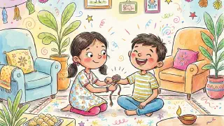 Illustration for Raksha Bandhan