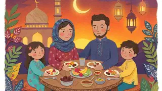 Illustration for Ramadan: The Month of 30 Fasts