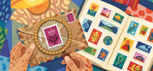 Illustration for Romance of Postage Stamps