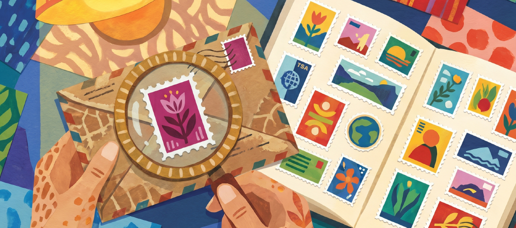 Illustration for Romance of Postage Stamps