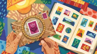 Illustration for Romance of Postage Stamps