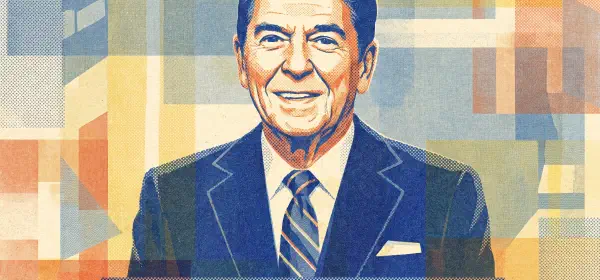 Illustration for Ronald Reagan