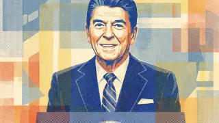 Illustration for Ronald Reagan