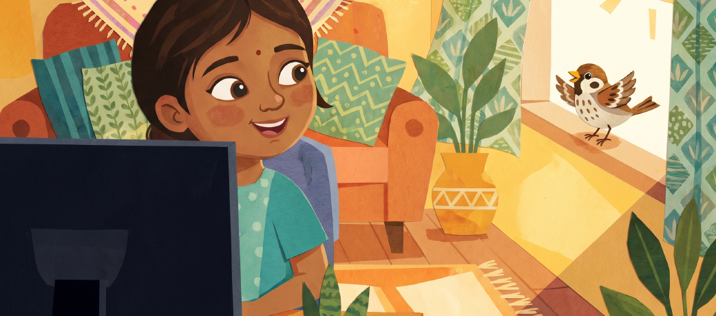 Illustration for Runu and Chotu