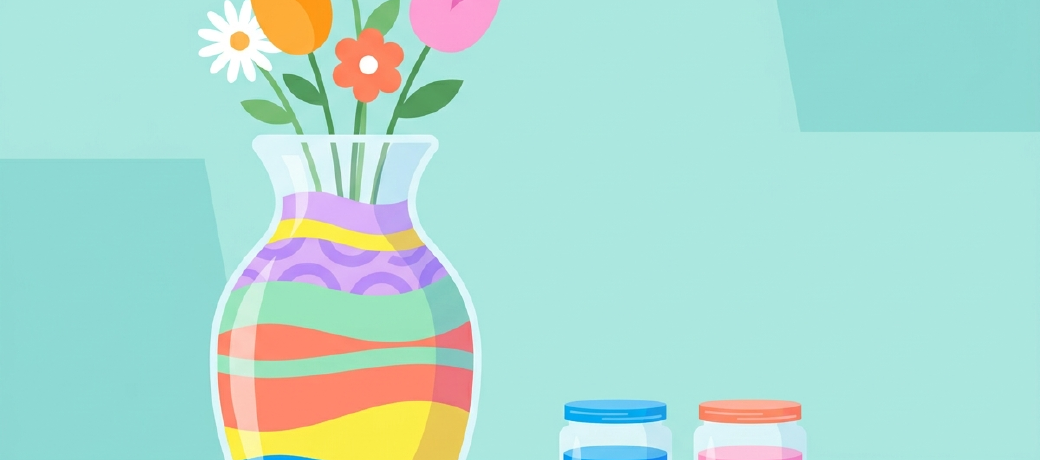 Illustration for Sand Flower Vase