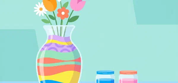 Illustration for Sand Flower Vase
