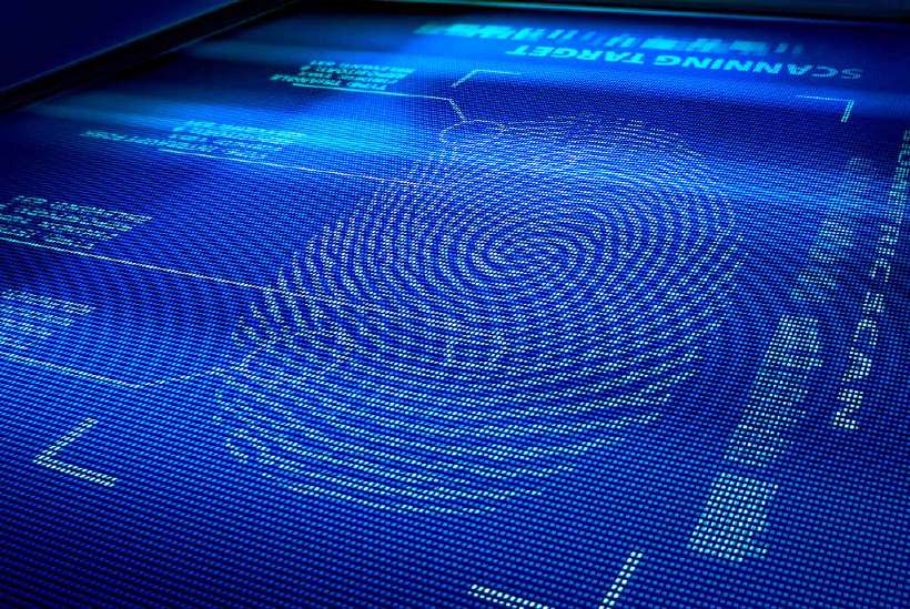 Scanning human fingerprint for a Biometric identification system