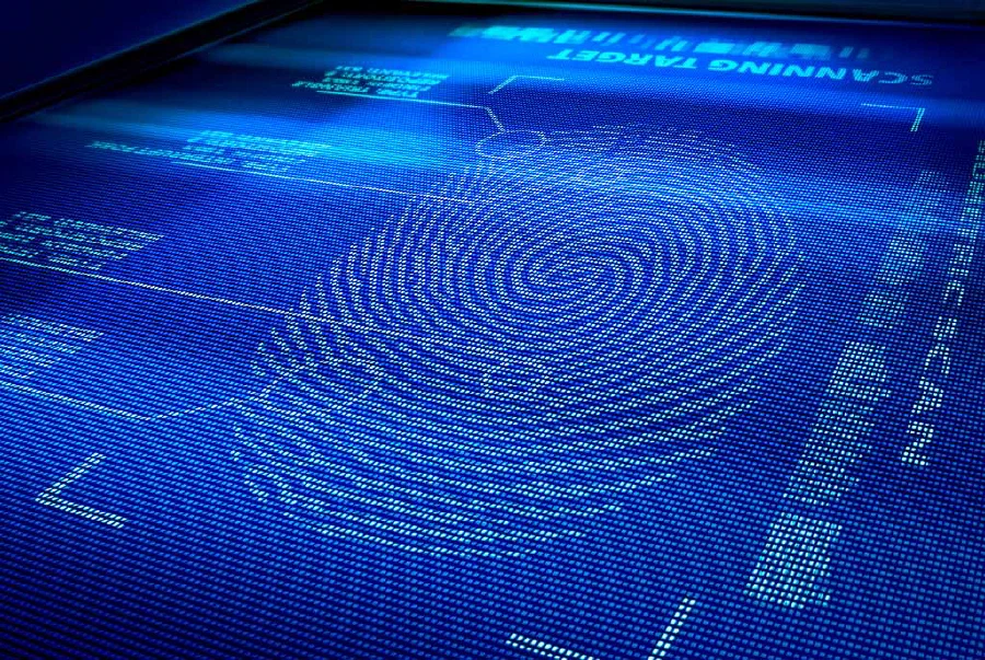 Scanning human fingerprint for a Biometric identification system