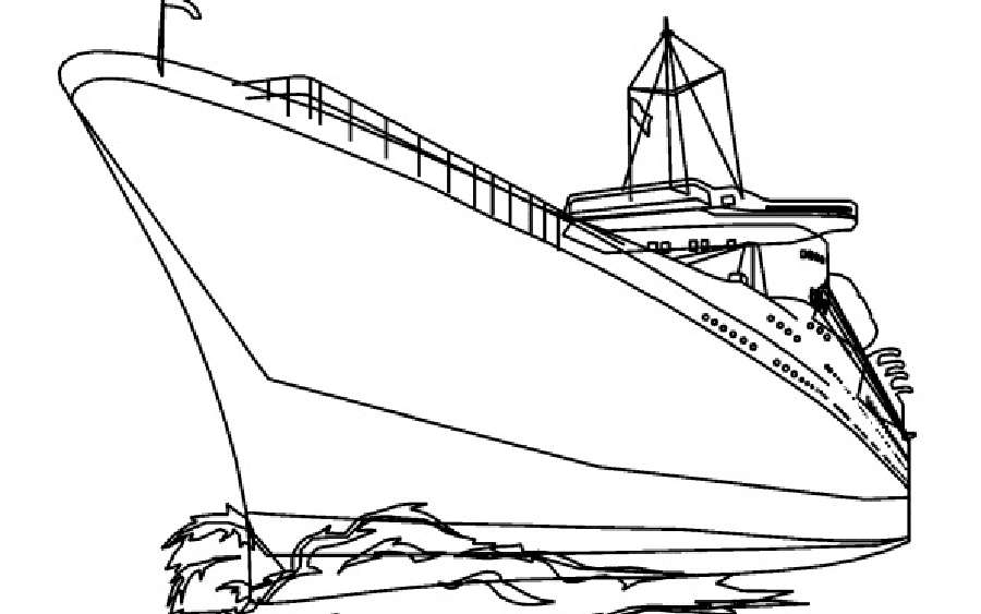 Water Transportation Coloring Pages