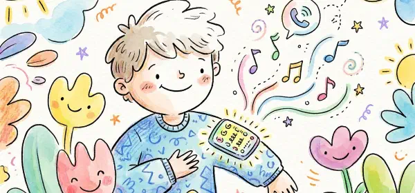 Illustration for Shirt That is a Mobile Phone