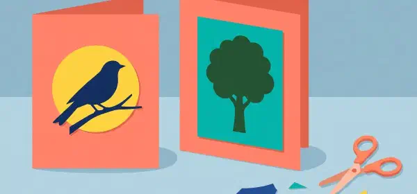 Illustration for Silhouette Cards