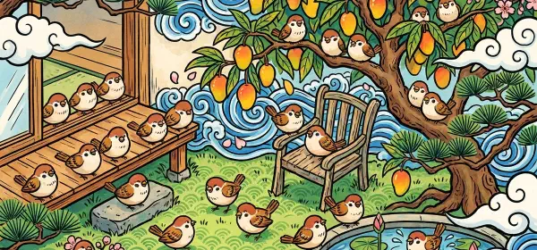 Illustration for Sparrows