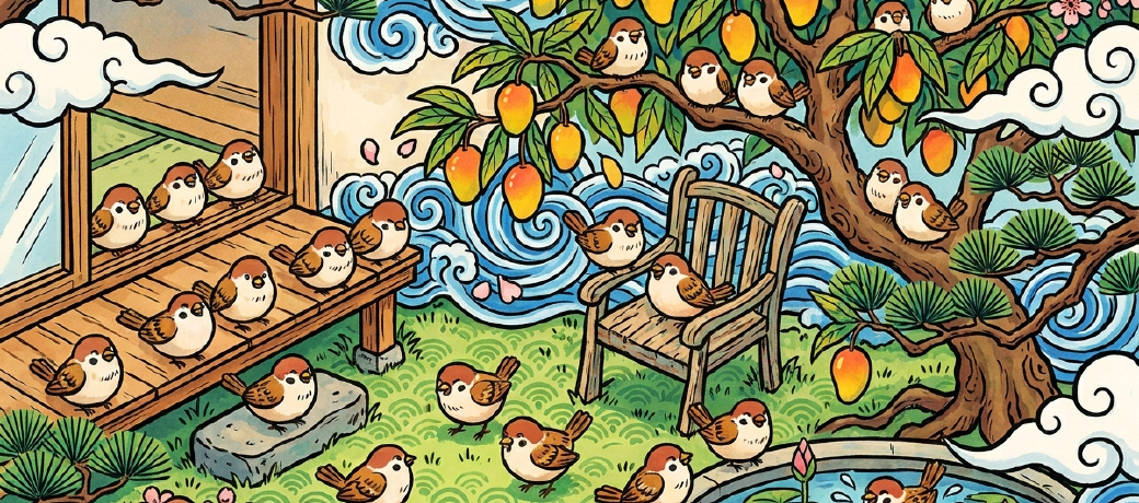 Illustration for Sparrows