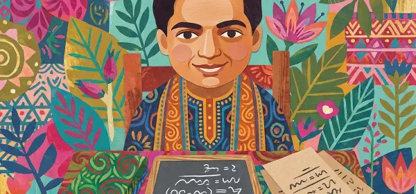 Illustration for Srinivasa Aiyangar Ramanujan