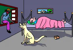 The Clever Dog [Illustration by Anup Singh]