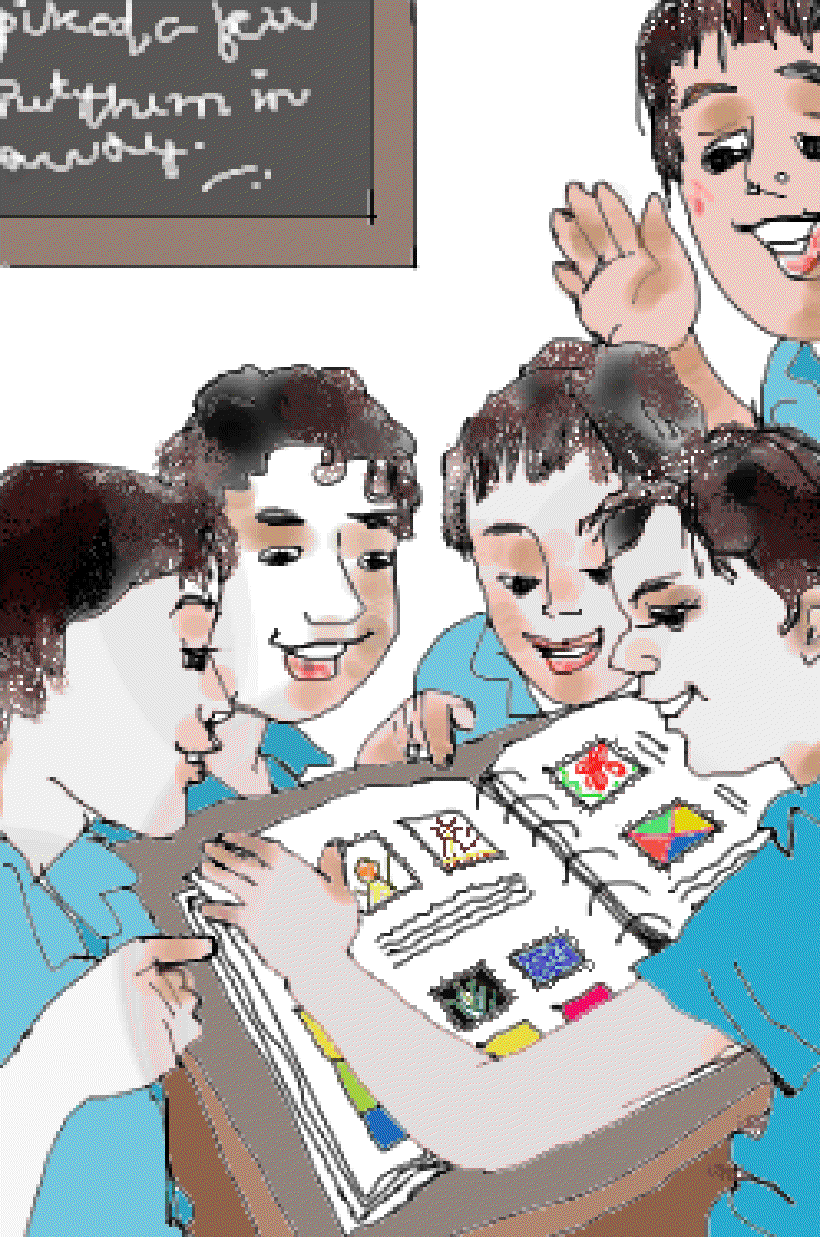 The Stamp Album [Illustrations by Kusum Chamoli]