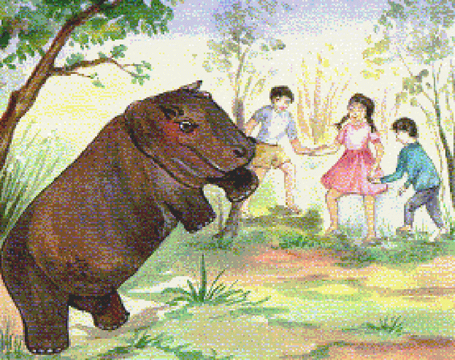 Gappu – The Brave [Illustrations by Neelima Bhushan (First published in The Deccan Herald on May 1, 1999)]