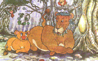 A Baby Lion Learns To Roar