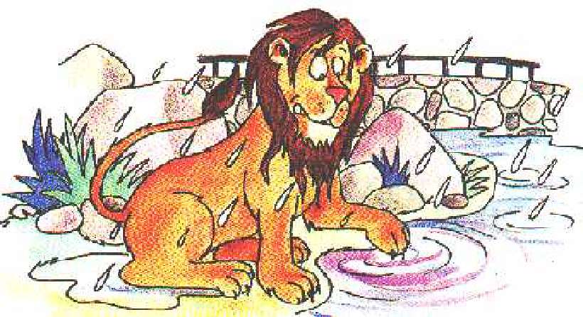 Lion On The Loose!...!... [Illustrations by Priya Nagarajan]