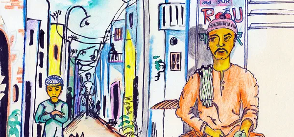 Illustration for Bashir Leaves Home