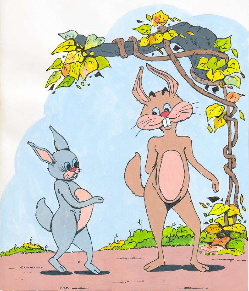 Bunty Rabbit Runs a Race Again
