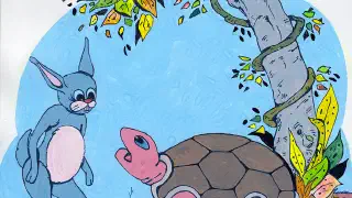 Illustration for Bunty Rabbit Runs a Race Again