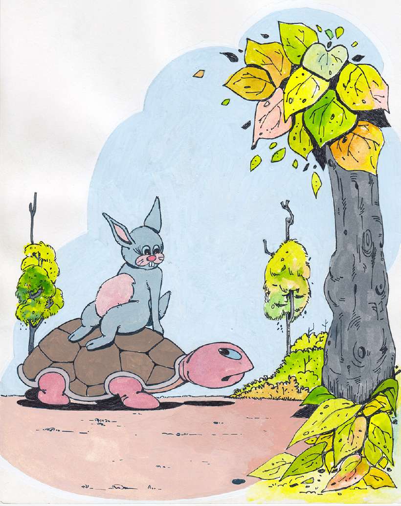Bunty Rabbit Runs a Race Again