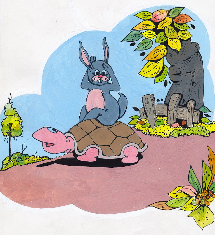 Bunty Rabbit Runs a Race Again