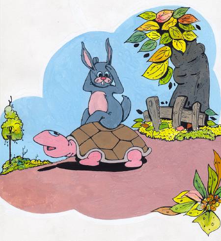 Bunty Rabbit Runs a Race Again