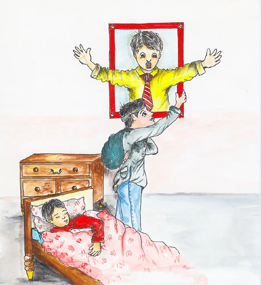 The Magic Painting [Illustrations by D. K. Sharma]