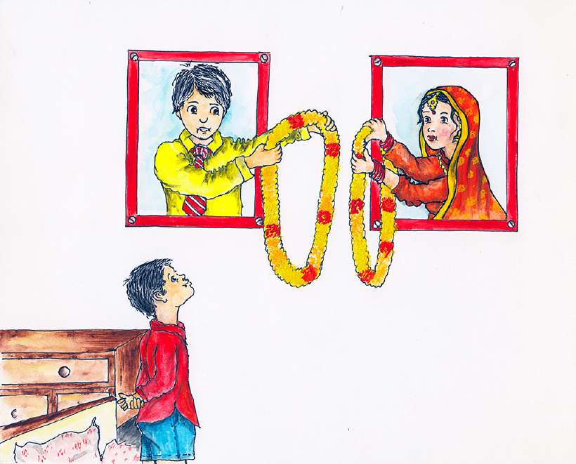 The Magic Painting [Illustrations by D. K. Sharma]