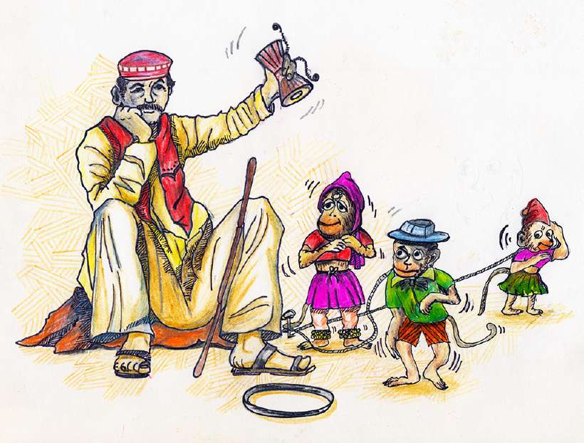 No Monkey Business [Illustrations by Amarjeet Malik]