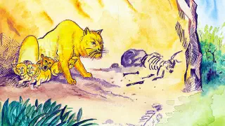 Illustration for The Clever Lioness