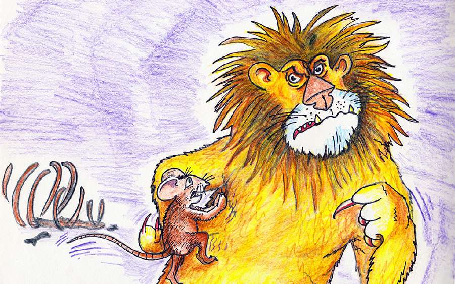 The Mouse who Lived in the Lion's Cave