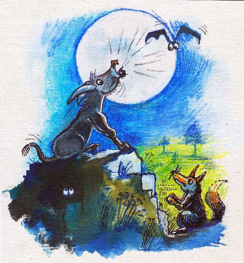 The Singing Donkey [Illustrations by Amarjeet Malik]