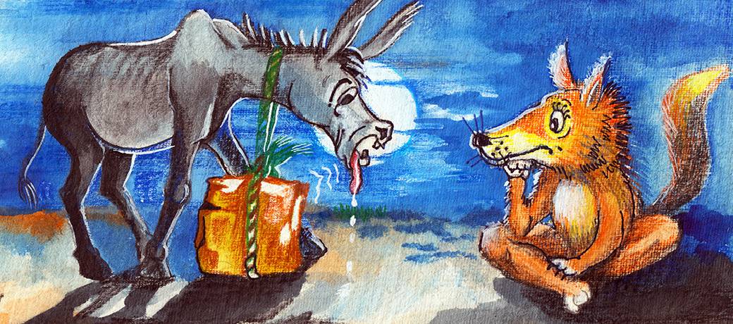 Illustration for The Singing Donkey
