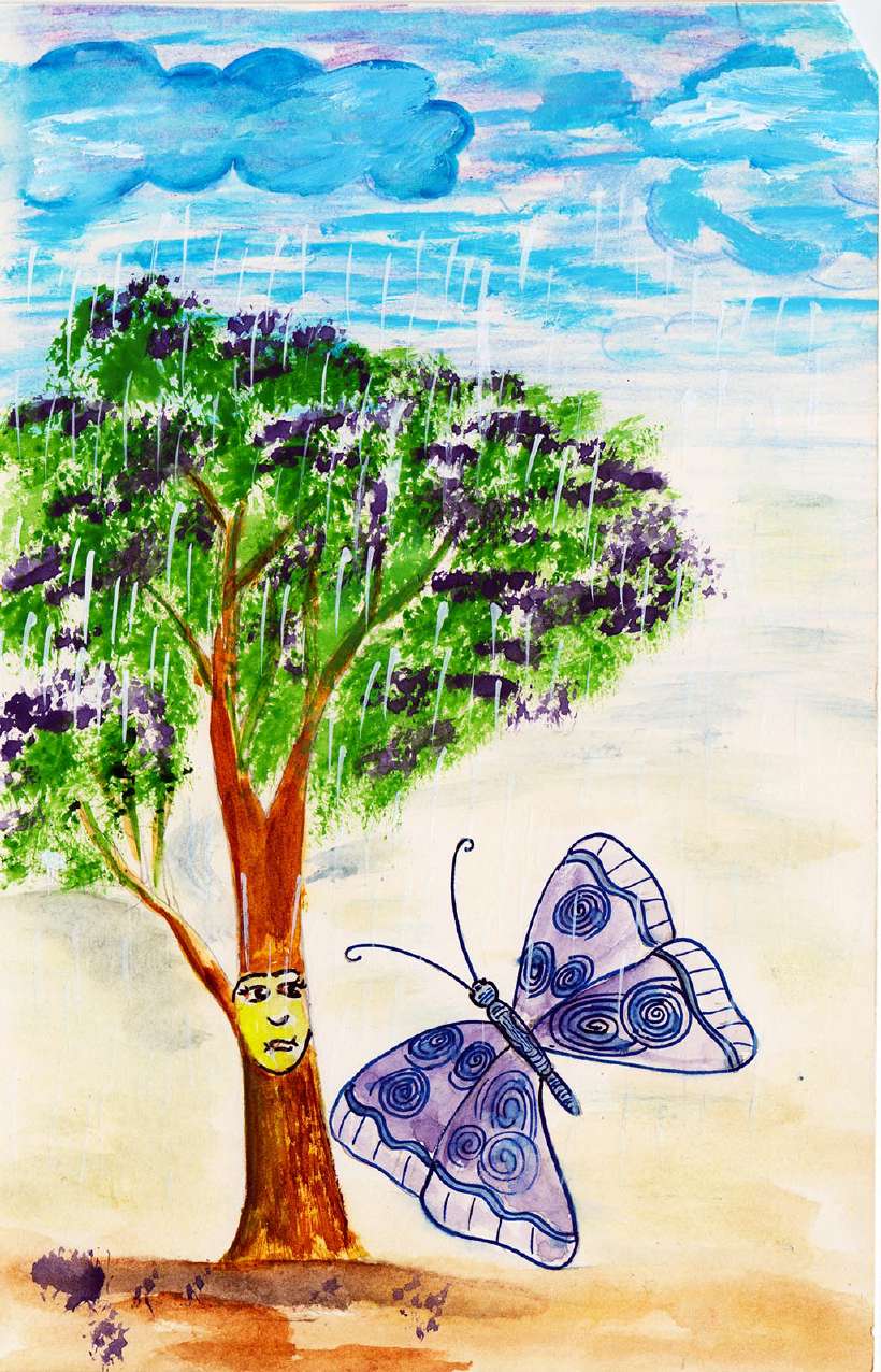 The Three Butterflies [Illustrations by D. K. Sharma ]