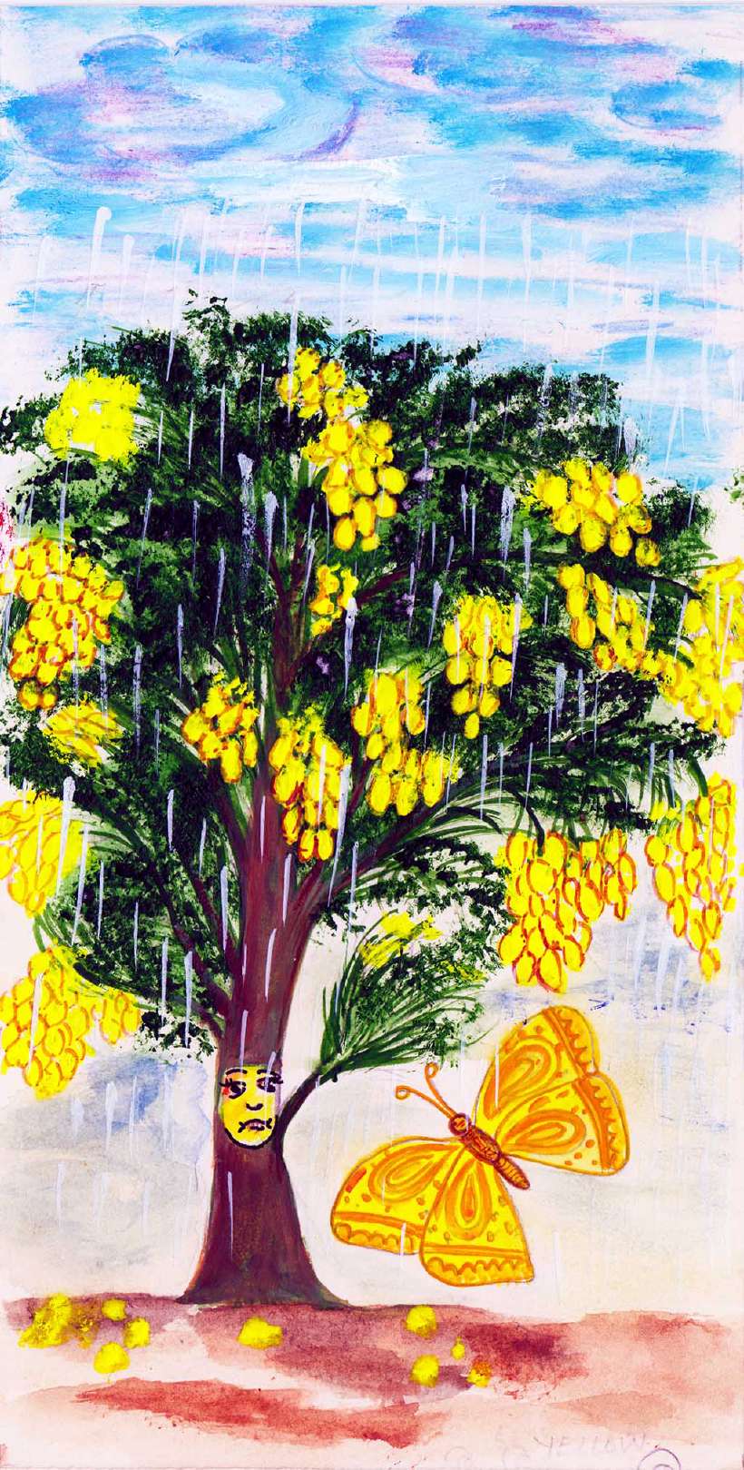 The Three Butterflies [Illustrations by D. K. Sharma ]