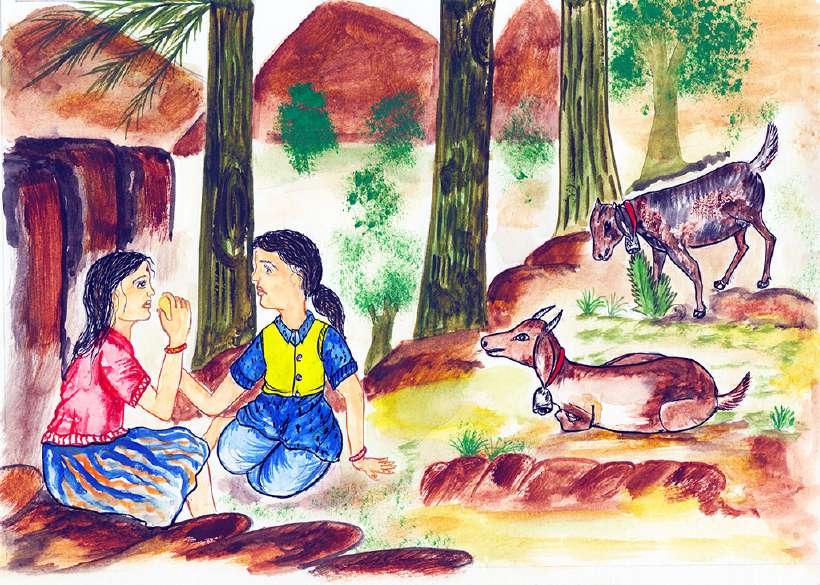 The Tinkle of the Goat Bells [Illustrations by D. K. Sharma]