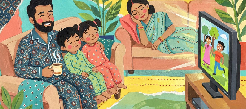 Illustration for Sunday with Dad