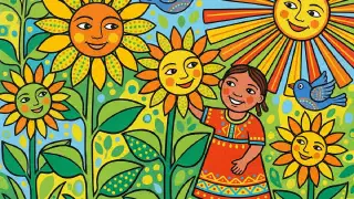 Illustration for Sunflowers