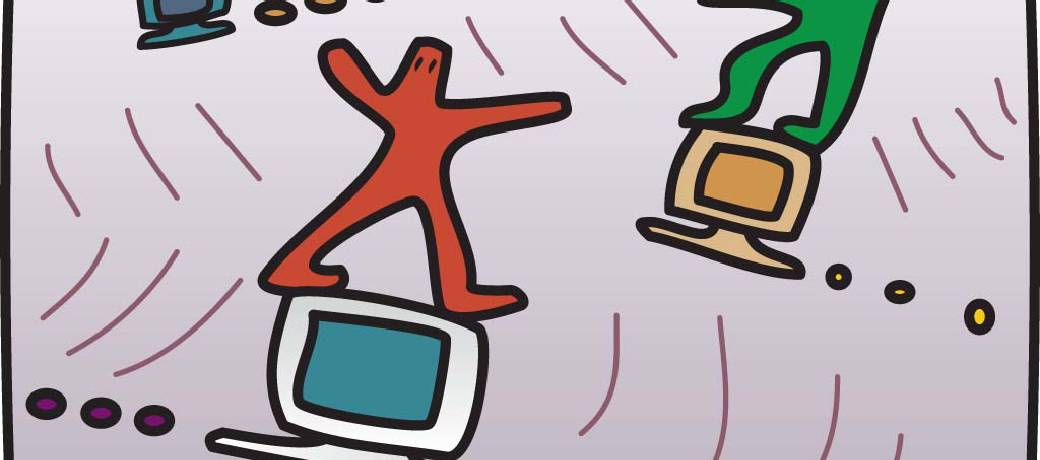 Illustration for Browsing the Net