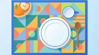 Illustration for Table Mat