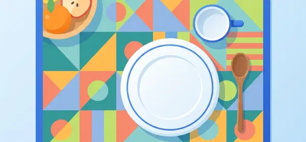 Illustration for Table Mat