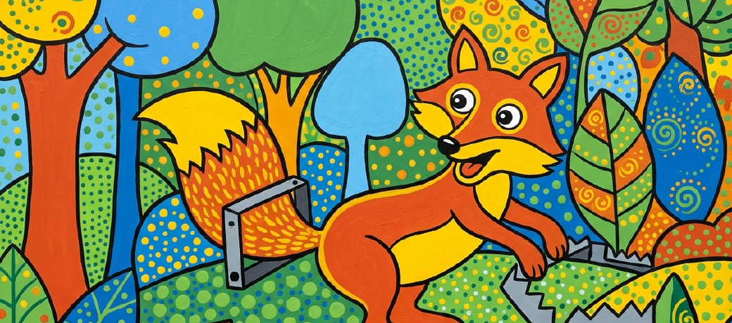 Illustration for Tail-cut Fox!