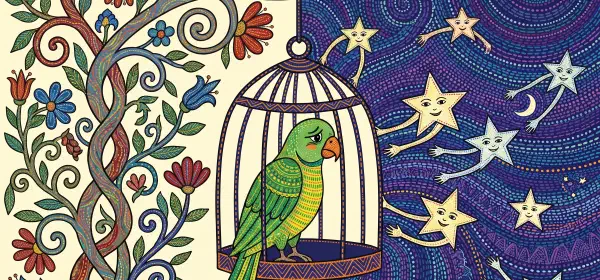 Illustration for ताती ताती तोता