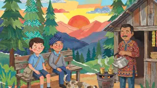 Illustration for Tea At The Dhaba
