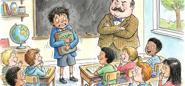 Illustration for Teaching a Lesson!