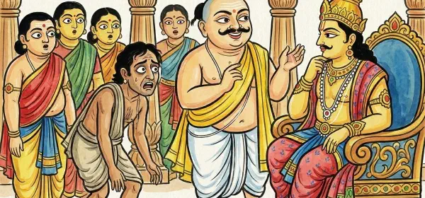 Illustration for Tenali Rama and the Jinx