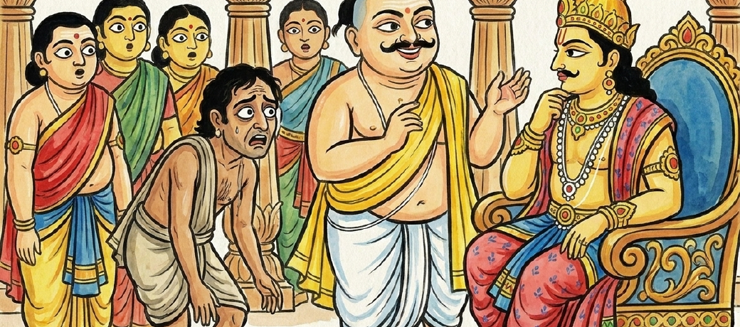 Illustration for Tenali Rama and the Jinx